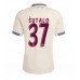 Ajax Josip Sutalo #37 Tredjedrakt 2025-26 Korte ermer